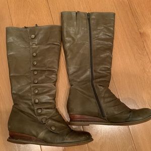 Miz Mooz Olive Green Tall Boots